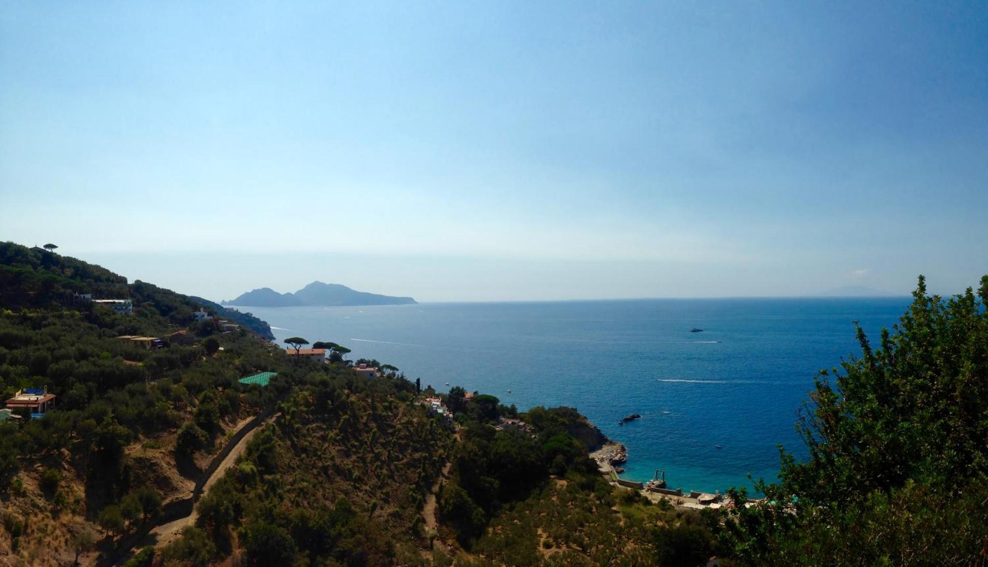 Apartamento Bilocale Panoramico “Lo Sguardo” Massa Lubrense Exterior foto